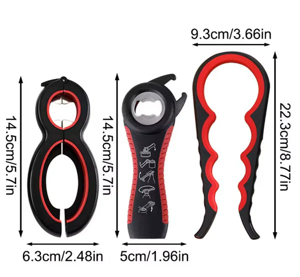 4-in-1 Multifunction Can & Bottle Opener