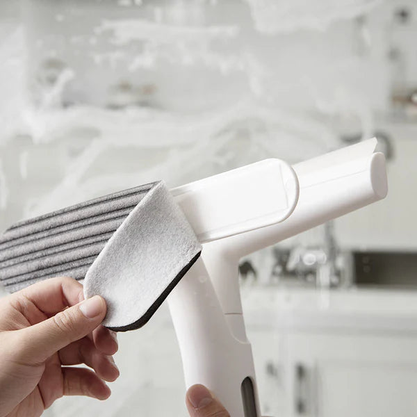 3-IN-1 WINDOW WIPER WITH SPRAY BOTTLE & SQUEEGEE