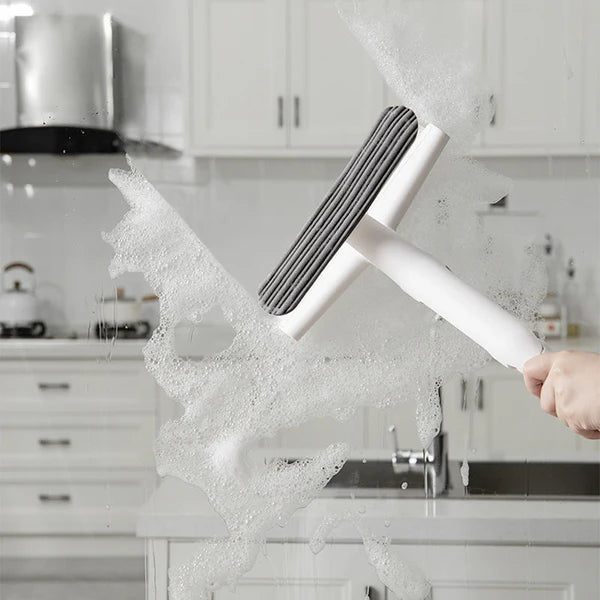 3-IN-1 WINDOW WIPER WITH SPRAY BOTTLE & SQUEEGEE